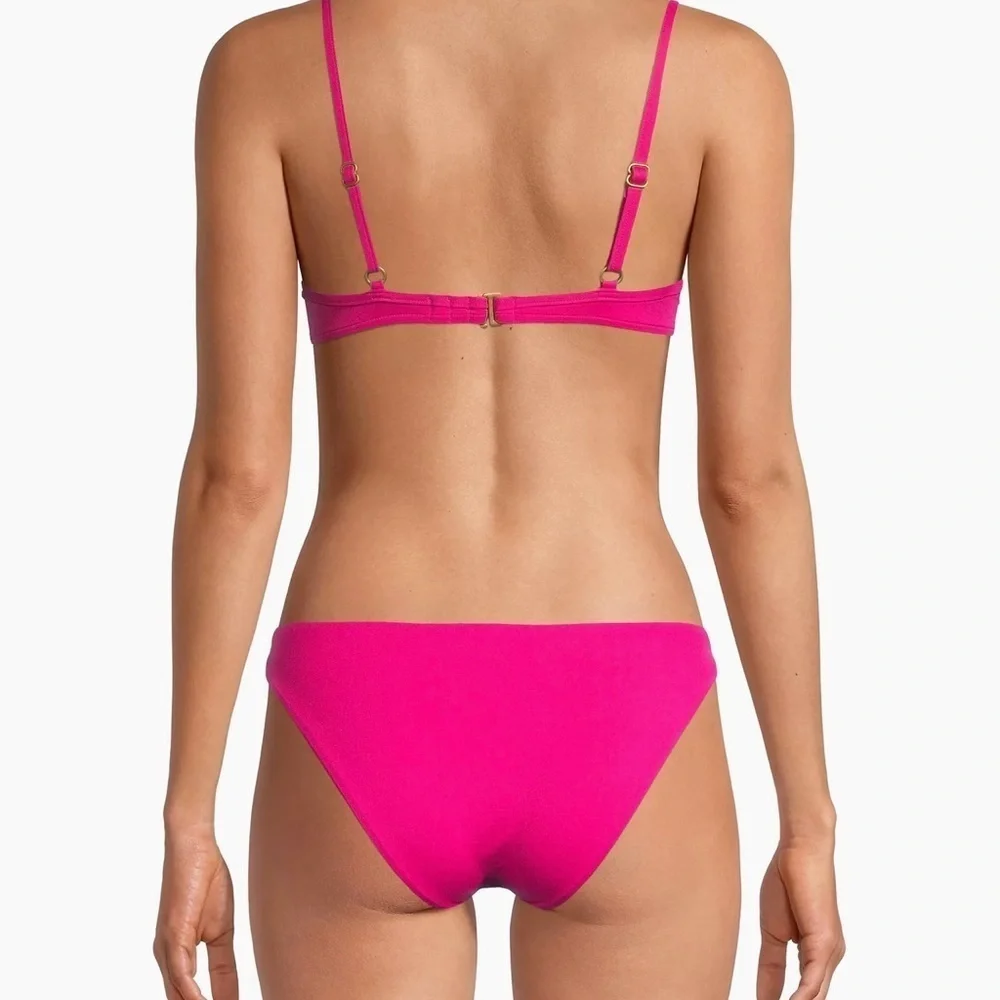 NWT L Space Women’s Camacho Low Rise Bikini Bottoms in Pink in size L